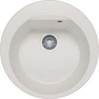 Кухонная мойка Polygran Atol-520 №36 627451, Белый хлопок 627451