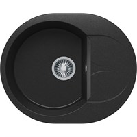 Кухонная мойка Polygran Atol-620 №16 678958, Черная 678958