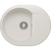 Кухонная мойка Polygran Atol-620 №36 678972, Белый хлопок 678972