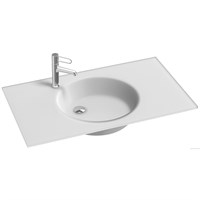 Раковина Jacob Delafon Odeon Rive Gauche 90 EB2563-DE1 Белая матовая EB2563-DE1