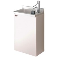 Тумба под раковину Jacob Delafon Pop Laminar 40 R EB286-G1C подвесная Белая глянцевая EB286-G1C
