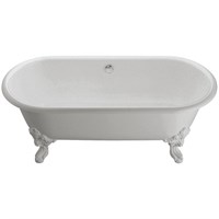 Чугунная ванна Jacob Delafon Cleo 175x80 E2901-00 с антискользящим покрытием E2901-00