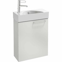 Тумба под раковину Jacob Delafon Odeon Rive Gauche 50 L EB2581G-R5-N18 подвесная Белая EB2581G-R5-N18