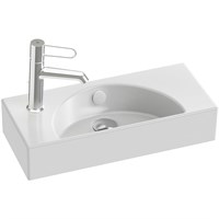 Раковина Jacob Delafon Odeon Rive Gauche 50 L EGO112-55-00 Белая EGO112-55-00