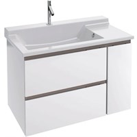 Тумба под раковину Jacob Delafon Soprano 76 EB1330-N18 подвесная Белая EB1330-N18