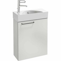 Тумба под раковину Jacob Delafon Odeon Rive Gauche 50 R EB2581D-R9-N18 подвесная Белая EB2581D-R9-N18