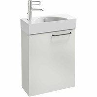 Тумба под раковину Jacob Delafon Odeon Rive Gauche 50 L EB2581G-R9-N18 подвесная Белая EB2581G-R9-N18