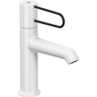 Смеситель для раковины Jacob Delafon Odeon Rive Gauche E21028-BL-00 Белый матовый Черный E21028-BL-00