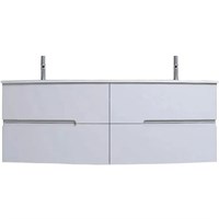 Тумба под раковину Jacob Delafon Nona 140 EB1891RU-G1C подвесная Белая глянцевая EB1891RU-G1C