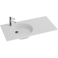 Раковина Jacob Delafon Odeon Rive Gauche 100 EB2564-DE1 Белая матовая EB2564-DE1