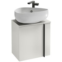 Тумба под раковину Jacob Delafon Nouvelle Vague 45 L EB3045G-G1C подвесная Белый глянец EB3045G-G1C