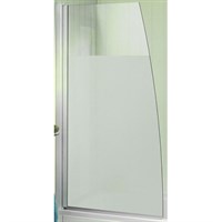 Шторка на ванну Jacob Delafon Serenity 80х145 E4933-GA профиль Хром стекло матовое E4933-GA