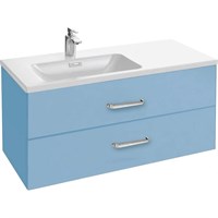 Тумба под раковину Jacob Delafon Vox 100 L EB2075-R1-M43 подвесная Авамарин матовая EB2075-R1-M43