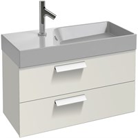 Тумба под раковину Jacob Delafon Rythmik 80 EB1302-G1C подвесная Белая глянцевая EB1302-G1C