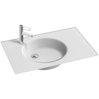 Раковина Jacob Delafon Odeon Rive Gauche 80 EB2562-DE1 Белая матовая EB2562-DE1