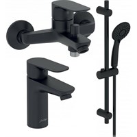 Комплект смесителей Jacob Delafon Oscar E29847RU-BL Черный матовый E29847RU-BL