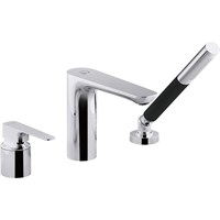 Смеситель для ванны Jacob Delafon Aleo+ E72330-CP Хром E72330-CP