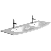 Раковина Jacob Delafon Nona 140 EB1887RU-DE1 двойная Белая EB1887RU-DE1