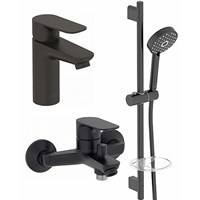 Комплект смесителей Jacob Delafon Oscar E29845RU-BL Черный матовый E29845RU-BL