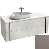 Тумба под раковину Jacob Delafon Nouvelle Vague 120 EB3041-NR2 подвесная Коричневая кожа EB3041-NR2