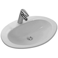 Раковина Jacob Delafon Ovale Dessus 63 E1273-00 Белая E1273-00