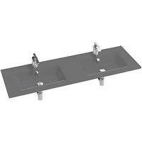 Раковина Jacob Delafon Sherwood 140 EB2100-DD2 двойная Серая EB2100-DD2