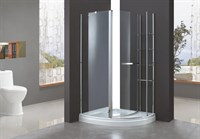 Душевой уголок Cezares Elena W-RH-1 120x90 L профиль Хром стекло прозрачное ELENA-W-RH-1-120/90-C-Cr-L