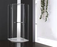 Душевой уголок Cezares Bergamo R-1 Arco 90x90 BERGAMO-W-R-1-90-ARCO-C-Cr-R-IV IV профиль Хром стекло прозрачное BERGAMO-W-R-1-90-ARCO-C-Cr-R-IV