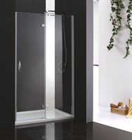 Душевая дверь в нишу Cezares BERGAMO-W-B-12-100-C-Cr-L профиль Хром стекло прозрачное BERGAMO-W-B-12-100-C-Cr-L