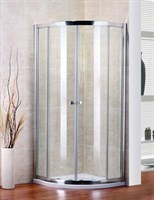Душевой уголок Cezares Pratico R-2 100x100 PRATICO-R-2-100-C-Cr профиль Хром стекло прозрачное PRATICO-R-2-100-C-Cr