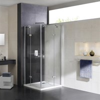 Душевой уголок Cezares CRYSTAL-S-A-2 80x80 профиль Хром стекло прозрачное CRYSTAL-S-A-2-80-C-Cr