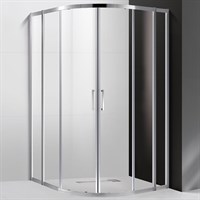 Душевой уголок Cezares Molveno R-22 130х130 MOLVENO-R-22-100+30-C-Cr-IV профиль Хром стекло прозрачное MOLVENO-R-22-100+30-C-Cr-IV