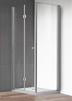 Душевой уголок Cezares Eco ASH-1 100х90 профиль Хром стекло прозрачное ECO-O-ASH-1-100/90-C-Cr