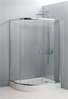 Душевой уголок Cezares Pratico RH-1 120x90 профиль Хром стекло прозрачное PRATICO-RH-1-120/90-C-Cr