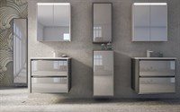 Тумба под раковину Cezares Glass 60 41791 подвесная Bianco lucido 41791