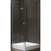 Душевой уголок Cezares ELENA-W-ASH-1-80/100-C-Cr профиль Хром стекло прозрачное ELENA-W-ASH-1-80/100-C-Cr