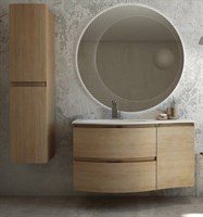 Подвесной шкаф Cezares Vague 34 R 54855 подвесной Grigio lucido 54855