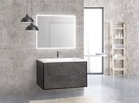 Тумба под раковину Cezares PREMIER-HPL-100-2C-SO-MGN-BLUM подвесная Марганец PREMIER-HPL-100-2C-SO-MGN-BLUM