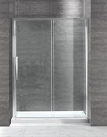 Душевая дверь в нишу Cezares Lux Soft W-BF-1 120 профиль Хром стекло прозрачное LUX-SOFT-W-BF-1-120-C-Cr-IV