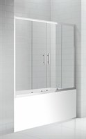 Шторка на ванну Cezares Eco VF-2 170x145 профиль Хром стекло прозрачное ECO-O-VF-2-170/145-C-Cr