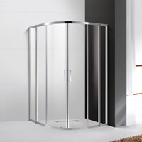 Душевой уголок Cezares Molveno R-22 110х110 MOLVENO-R-22-80+30-P-Cr профиль Хром стекло рифленое MOLVENO-R-22-80+30-P-Cr