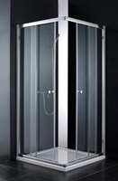 Душевой уголок Cezares Anima A-2 90x90 ANIMA-W-A-2-90-P-Cr профиль Хром стекло рифленое ANIMA-W-A-2-90-P-Cr