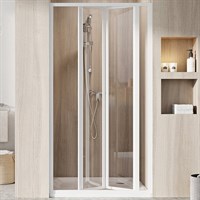 Душевая дверь Ravak Supernova SDZ3-100 02VA0100Z1 профиль Белый стекло Transparent 02VA0100Z1