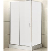 Душевой уголок BelBagno Unique 125х80 UNIQUE-AH-1-110/125-80-M-Cr профиль Хром стекло матовое