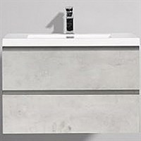 Тумба под раковину BelBagno Luce 90 LUCE-900-2C-SO-ST подвесная Stucco Cemento Leggero LUCE-900-2C-SO-ST