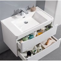 Тумба под раковину BelBagno Ancona-N 100 ANCONA-N-1000-2C-SO-WO подвесная Rovere bianco ANCONA-N-1000-2C-SO-WO