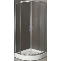 Душевой уголок BelBagno Uno R-2 85x85 профиль Хром стекло прозрачное UNO-R-2-85-C-Cr