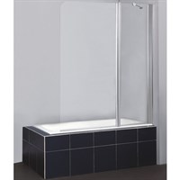 Шторка на ванну BelBagno Sela V-11 120 профиль Хром стекло прозрачное SELA-V-11-120/140-C-Cr