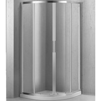 Душевой уголок BelBagno Sela R-2 90x90 профиль Хром стекло прозрачное SELA-R-2-90-C-Cr