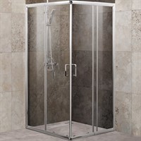 Душевой уголок BelBagno Unique 90х90 UNIQUE-A-2-75/90-C-Cr профиль Хром стекло прозрачное